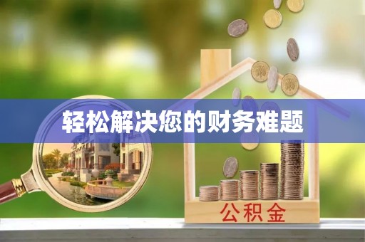 双台子轻松解决您的财务难题